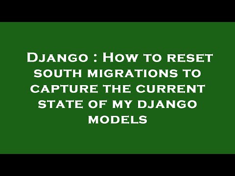Django : How