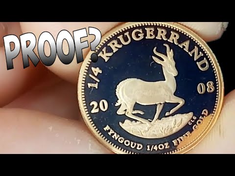 Stacking Gold Krugerrand and Gold Maple Leaf Fractional Gold Coins