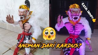 Cara Membuat Mainan Anoman dari Kardus