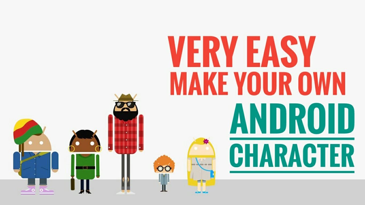 How To Create Your Own Android Character Androidify Youtube