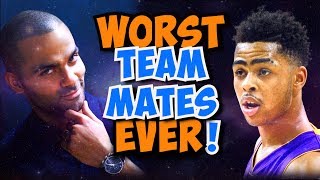 14 HORRIBLE NBA Teammates that CROSSED the Line!