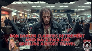 Don Dokken Clarifies Retirement Amid Back Pain and Grueling Airport Travel