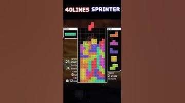 [TETR.IO] SS rank. Just a game of Tetris. 40Lines Sprinter. #187