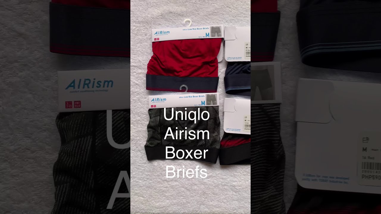 UNIQLO Airism Boxer Briefs. #Shorts 