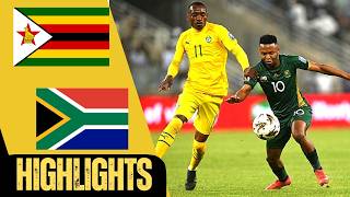 Zimbabwe Vs Bafana Bafana  World Cup Qualifiers  Match Highlights 