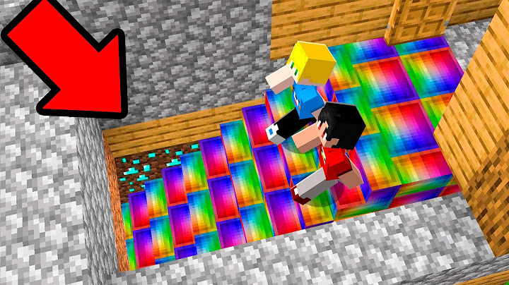 Encontrei uma Escada Secreta no Minecraft!