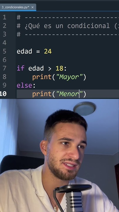 CONDICIONALES en Python: IF ELSE 📝🐍 #python - YouTube
