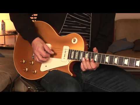 2009 Gibson Les Paul 1956 Reissue Goldtop P-90 His...