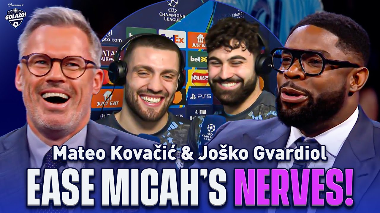 Joško Gvardiol & Mateo Kovačić talk NERVY Man City win w/ Micah Richards | UCL Today | CBS Sports