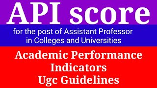 API score for Assistant Professor || API score calculation by UGC screenshot 5
