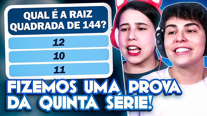 TESTANDO NOSSOS CONHECIMENTOS EM UMA PROVA DA 5º SÉRIE!