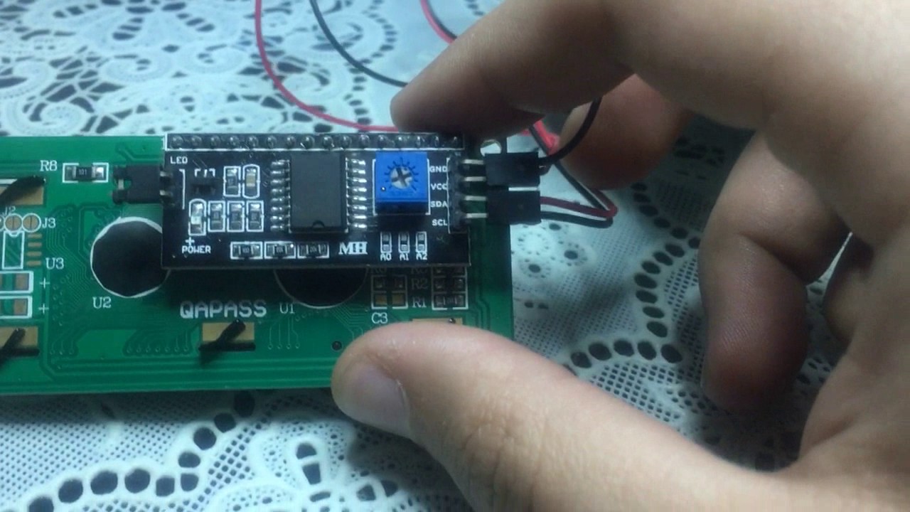 DIY| Arduino Internet LCD I2C Connection - YouTube