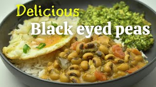 Black Eyed Peas | Easiest, Vegan & Delicious curry recipe for lunch or dinner