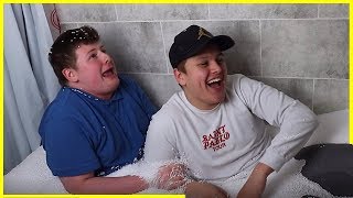 WE FILLED OUR BATHTUB WITH POLYSTYRENE BALLS  With Callum Markie