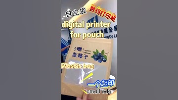 Digital printer for pouch #onepass #pouchprinter#digitalprinting #plasticbagprinter#pouchprinting