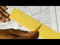 Measuring Distances on Maps using the Paper Method -  BGCSE Geography Tutorial