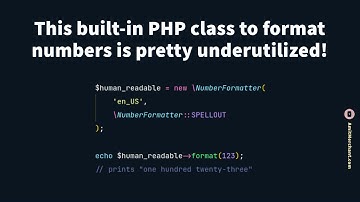 This built-in PHP class to format numbers is pretty underutilized!