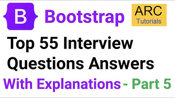 Bootstrap Interview Questions and Answers - Part 5 | Bootstrap 5 Questions and Answers Interview