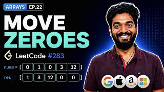 283.2 Move Zeroes (Code) | #11 | Arrays Playlist | Leetcode