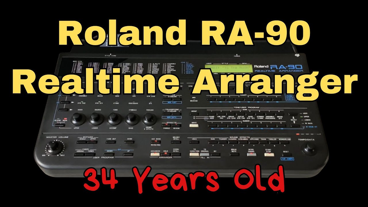 Roland RA90 Realtime Arranger Still Working after 34 Years: I let