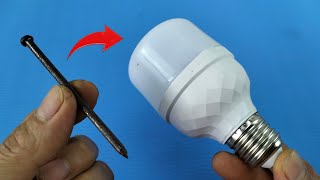 How to fix LED lights with just one nail