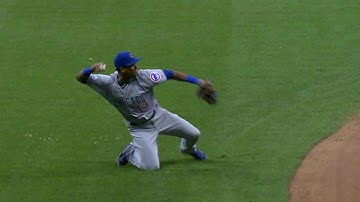 CHC@MIL: Castro dives and nabs Davis from his knees