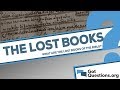 What are the lost books of the Bible?