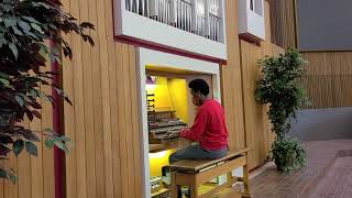 Organ student - playing Bach from memory for the first time!