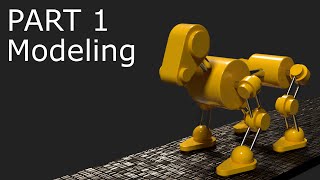 Blender Tutorial: Robot Dog Animation Part 1 - Modeling