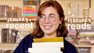 recent reads 🧚🏼✨ January and February reads I havent talked about