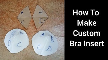 How To Cut And Sew Custom Bra Cups For Bikini/Sports Bra. Custom Bra Insert DIY