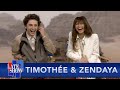 Fart Jokes Kept Timothee & Zendaya Entertained On The "Dune" Set