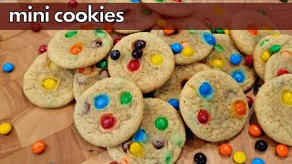 Mini M&M Cookies