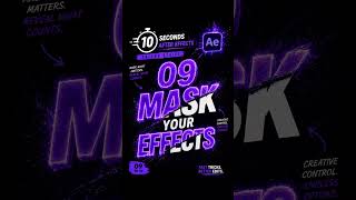 Mask Your Effects #AfterEffects #Masking #VisualEffects #MotionGraphics #AETips
