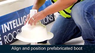 How to Install a Prefabricated Pipe Boot by Plytech UK Ltd 31 views 6 years ago 1 minute, 12 seconds