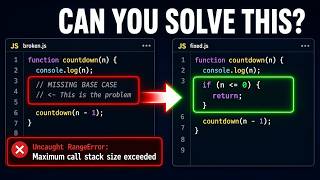 13 JavaScript Recursion Challenges You Should Be Able to Solve
