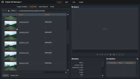 Lightworks 14 - Time Lapse Using Still Images