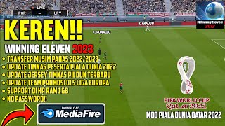 KEREN Winning Eleven 2012 MOD Piala Dunia Qatar 2022 Di Android Offline