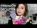 HUGE Eyeshadow Palette Declutter! // 2018 Makeup Declutter!