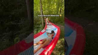 Insane Backyard Waterslide