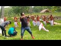 Bihu step of assam  male dance  santumoni sarma