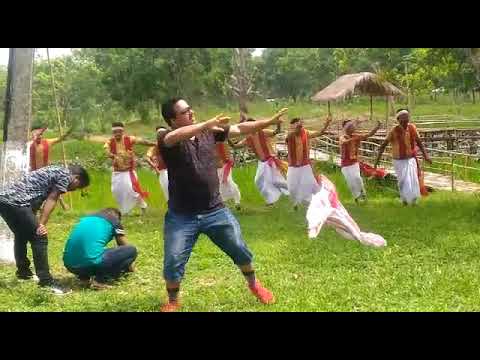 Bihu step of Assam  Male Dance  Santumoni Sarma