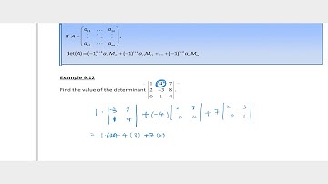 Chapter 9 Matrices and Determinants (Part 2)