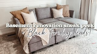 🔨Basement Demo (Sneak Peek) + NEW Modular Sofa (Black Friday Sale!)