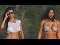 Kim Kardashian and Kourtney Kardashian Sizzle in Matching Sparkly Bikinis: See the Sexy Pic!