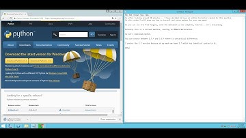 Python - Installing on Windows Server 2012R2