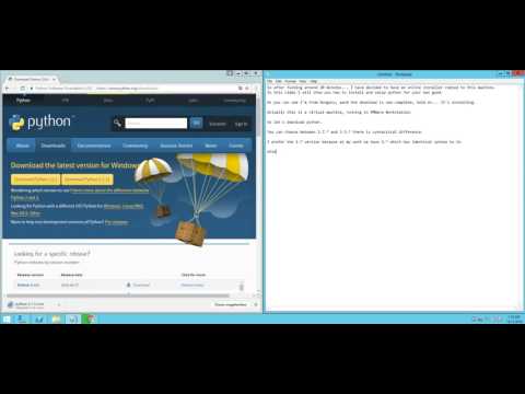 Python - Installing on Windows Server 2012R2