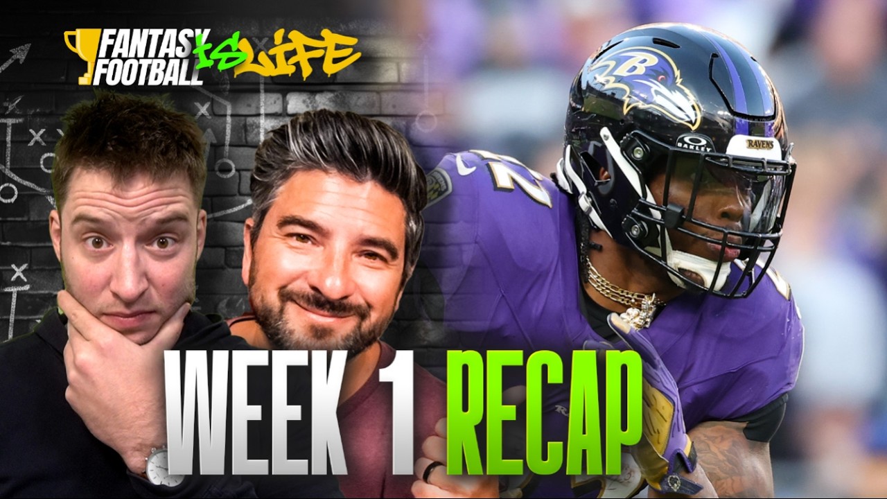 LIVE: Week 1 Sunday Recap Show | Fantasy Football is Life
