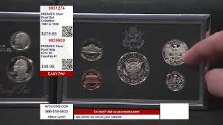 PREMIER Silver Proof Set Collection - 1992 to 1998