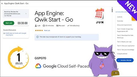 App Engine: Qwik Start - Go| #2025 | #GSP070 |#qwiklabs |Solution